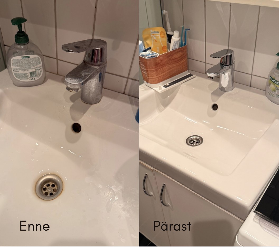 Koristusteenus enne ja pärast — Lumix Clean Tartu