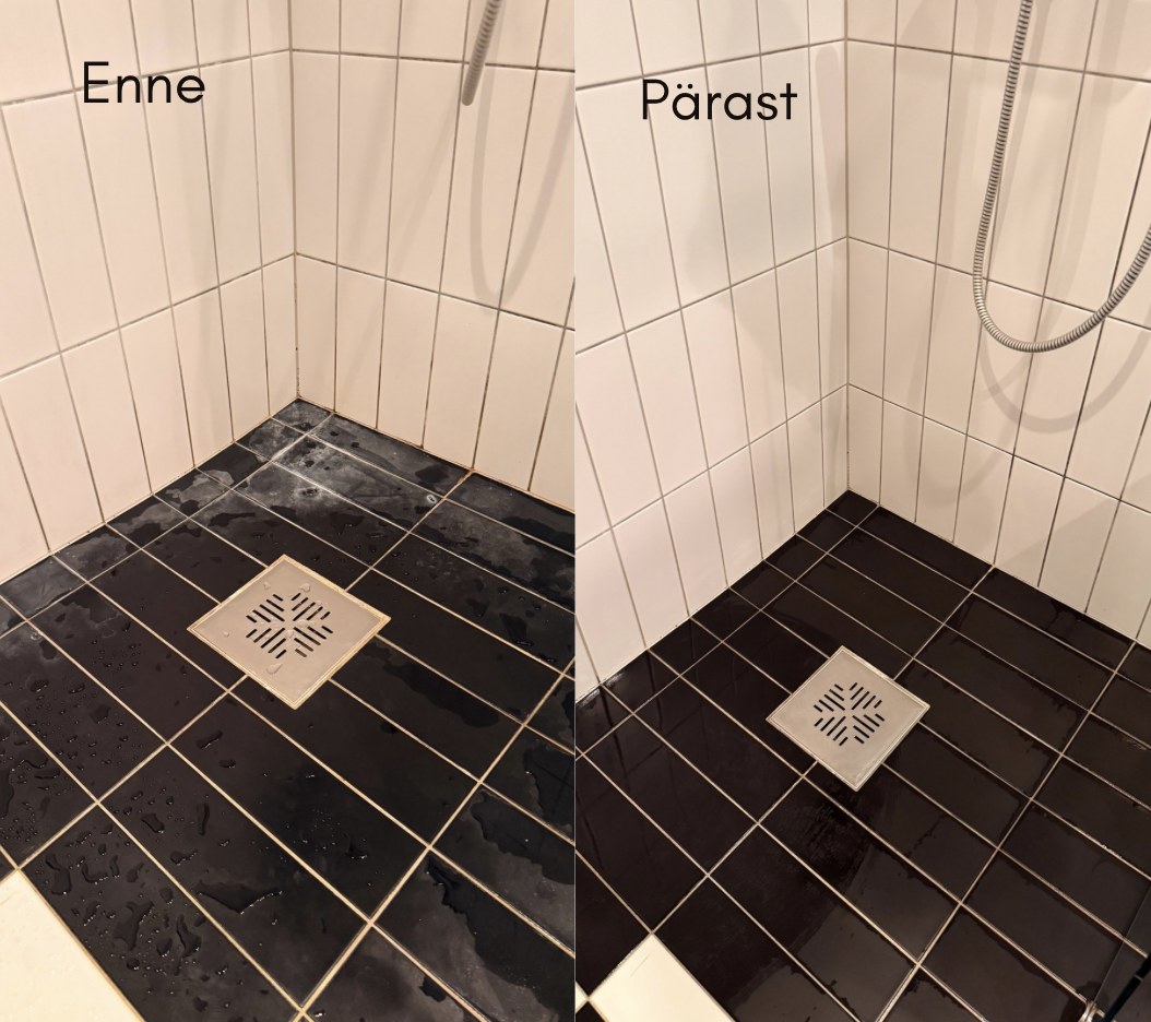 Koristusteenus enne ja pärast — Lumix Clean Tartu